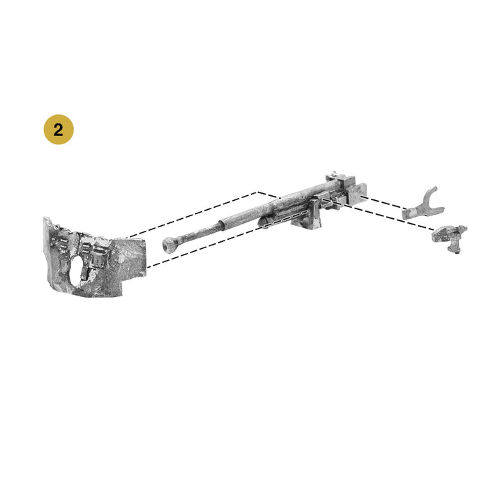 Bolt Action: 6 pdr anti-tank gun with British infantry (winter) crew