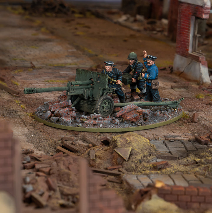 Bolt Action: ZiS-3 DIvisional Gun with Soviet Naval Brigade Crew