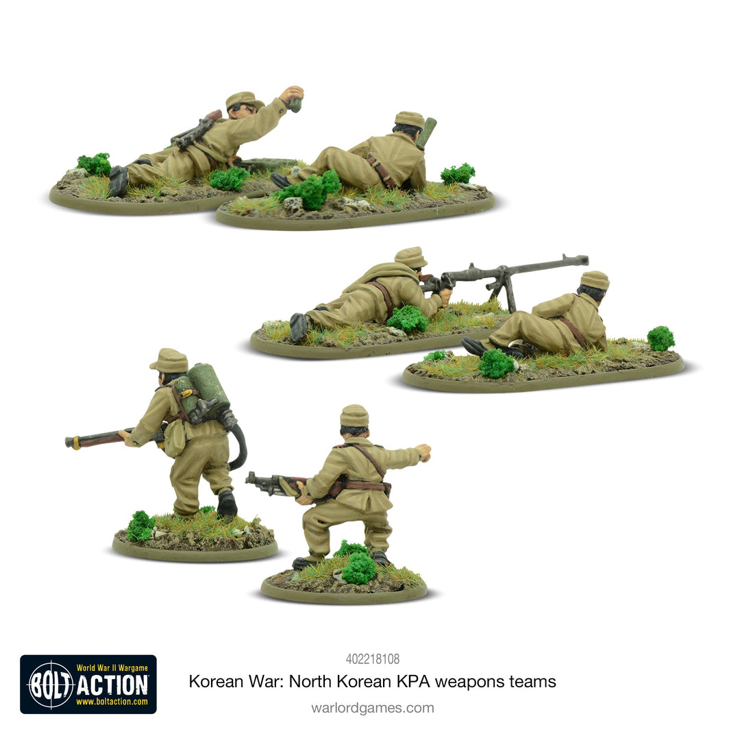 Bolt Action: Korean War - North Korean KPA weapons teams