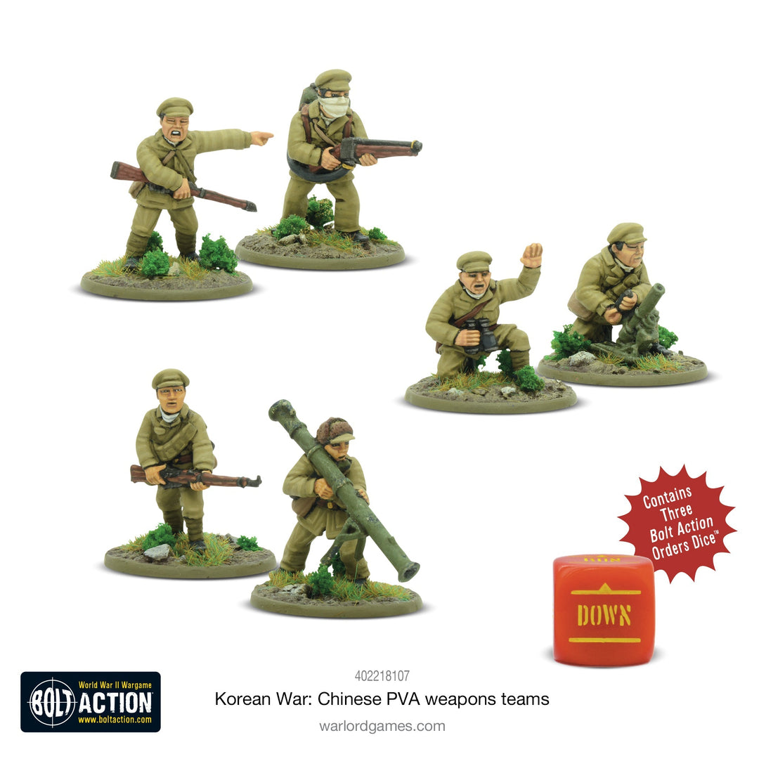 Bolt Action: Korean War - Chinese PVA weapons teams