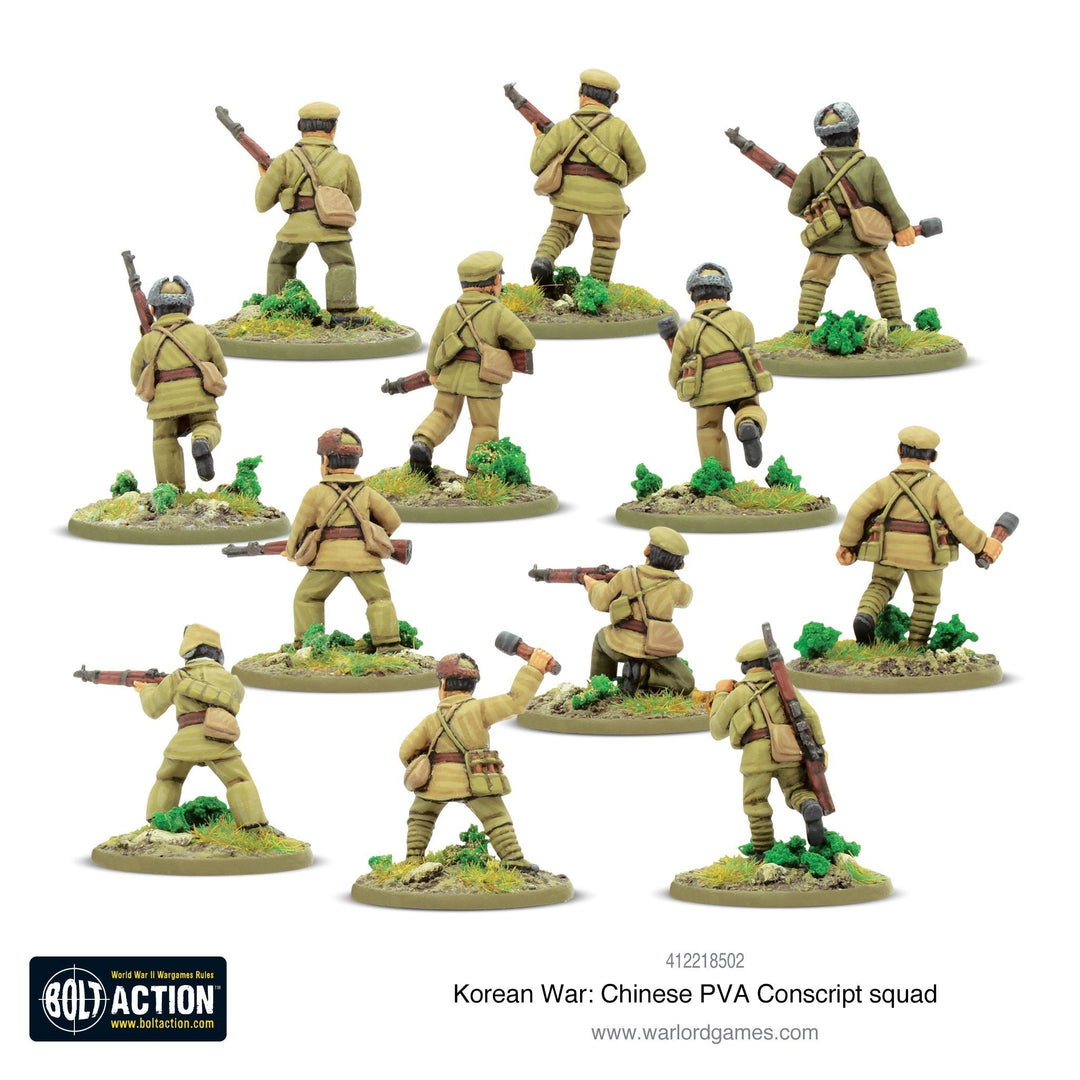 Bolt Action: Korean War - Chinese PVA Conscript Squad