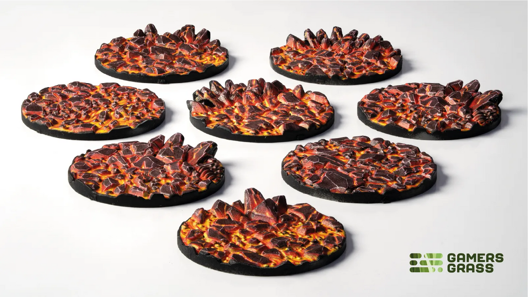 GamersGrass Molten Lava - Round 32mm (x8)