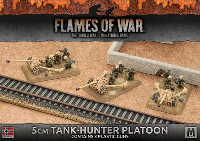 Flames of War: 5cm Tank-Hunter Platoon (Plastic) (GBX93)