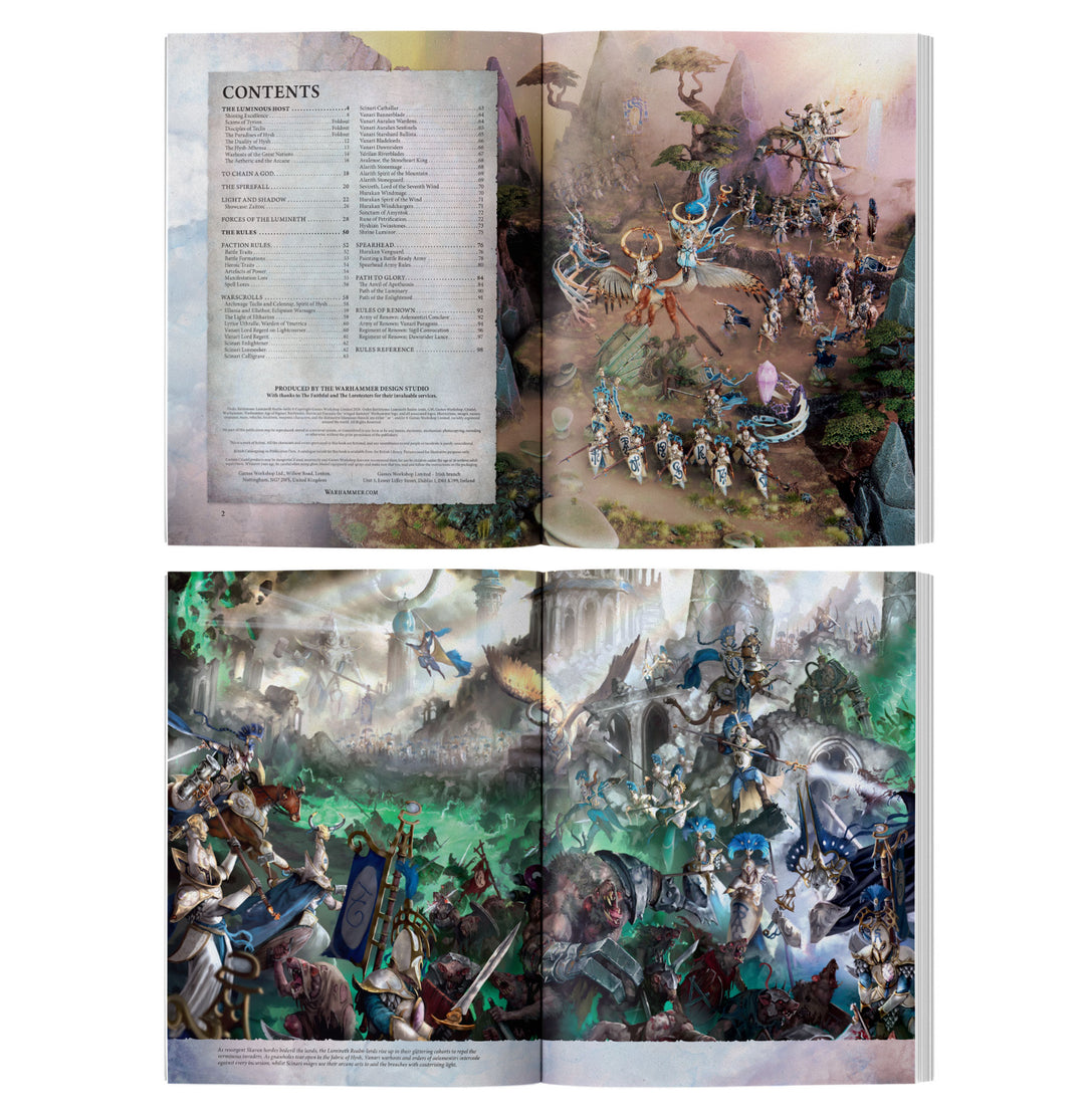 Warhammer Age of Sigmar: Lumineth Realm-lords - Order Battletome