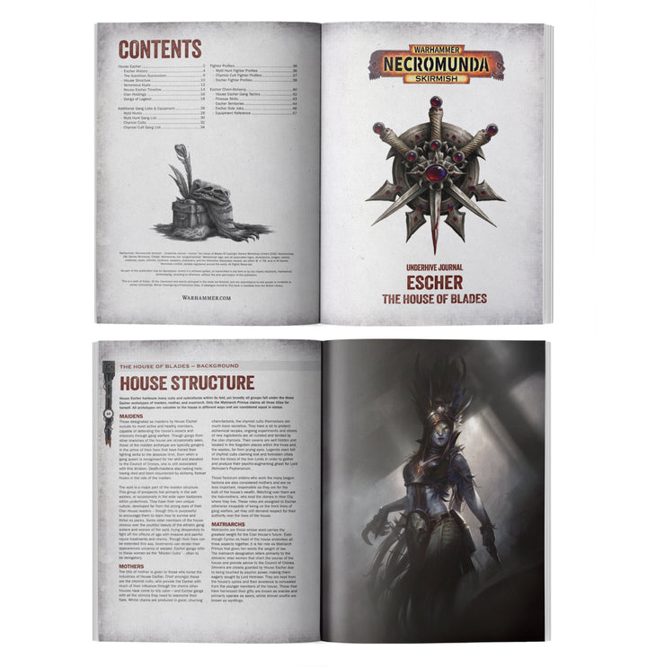 Necromunda: Underhive Journal: Escher – The House of Blades