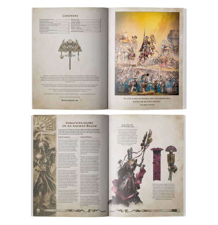 Warhammer: The Old World - Arcane Journal, The War of Settra's Fury