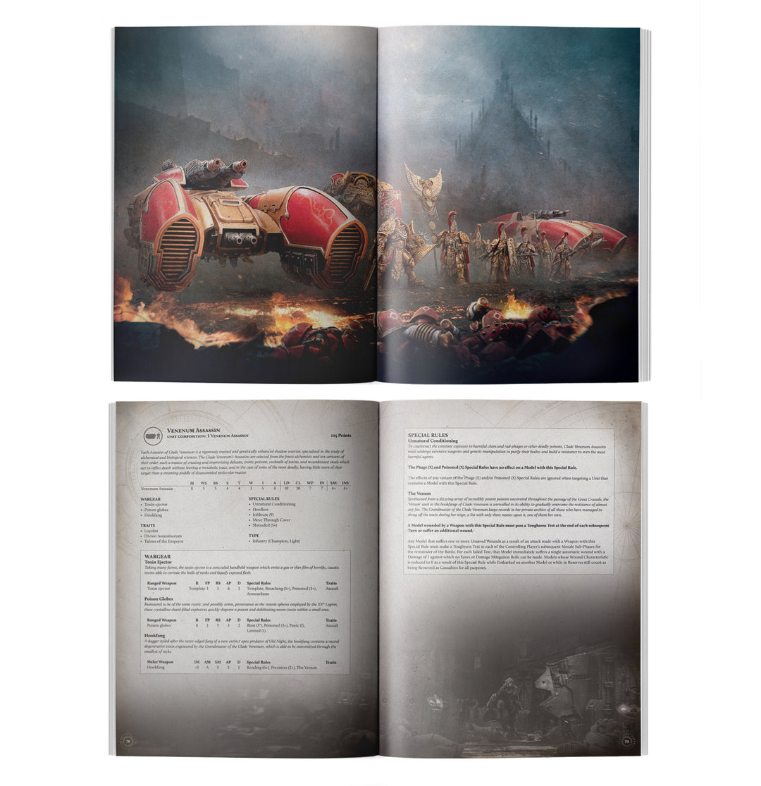 Warhammer Horus Heresy: Liber Custodes - The Forces of the Emperor Army Book