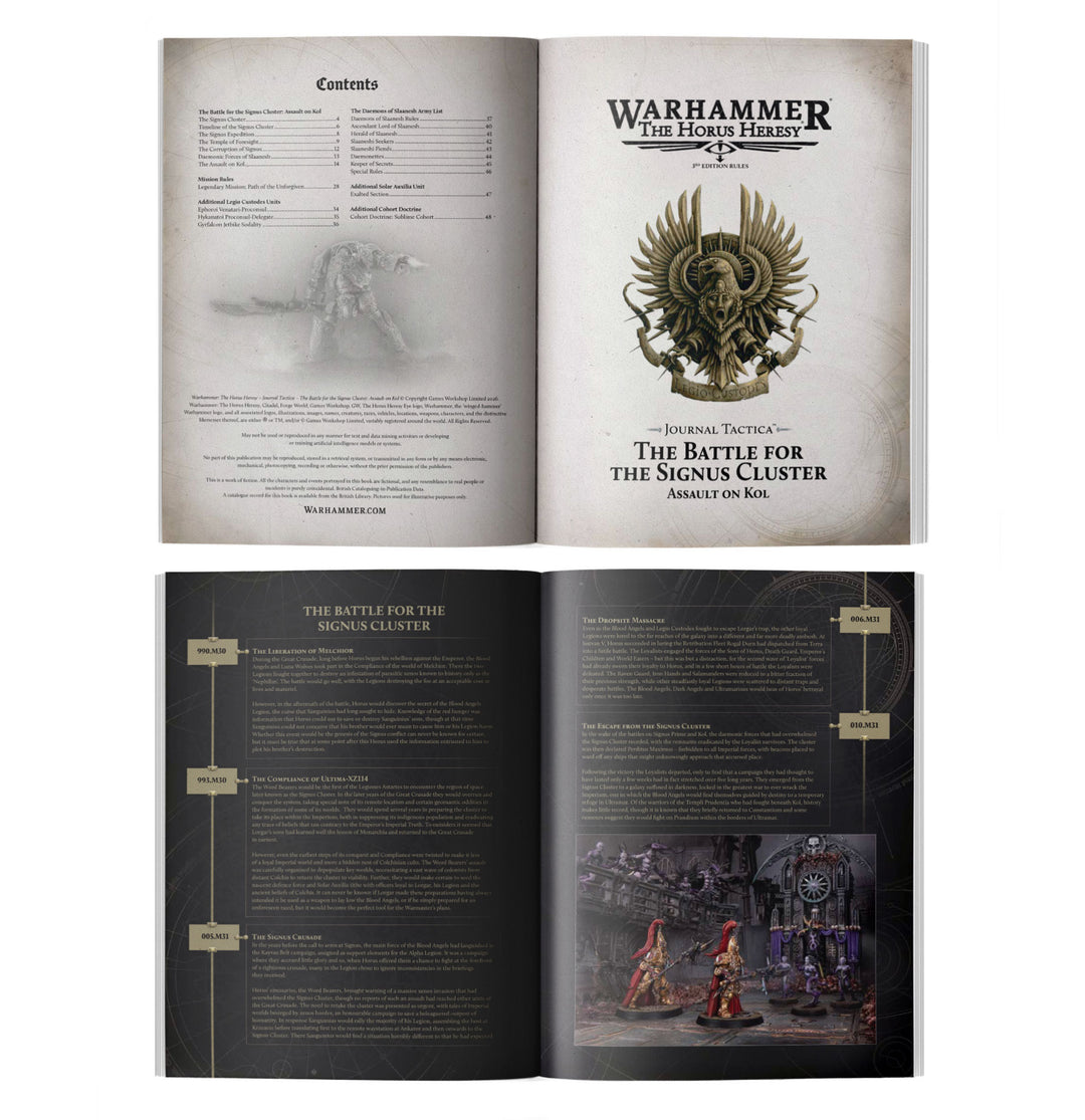 Warhammer Horus Heresy: Journal Tactica - The Battle for The Signus Cluster, Assault on Kol
