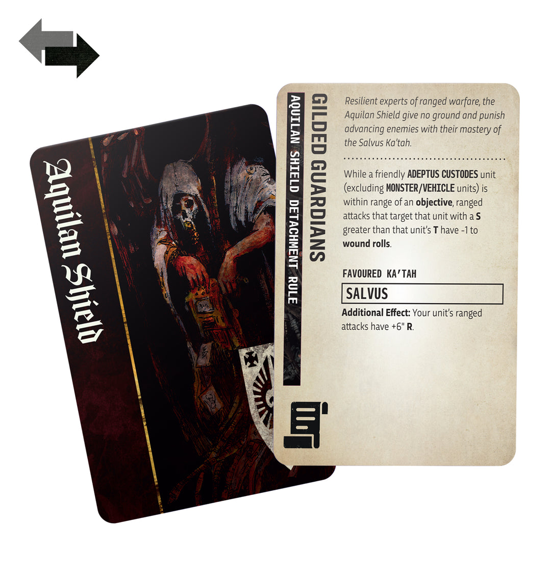 Warhammer 40,000: Adeptus Custodes - Command Pack