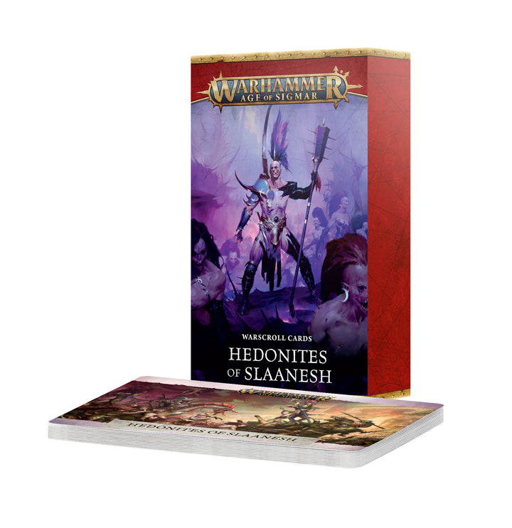 Warhammer Age of Sigmar: Hedonites of Slaanesh - Warscroll Cards