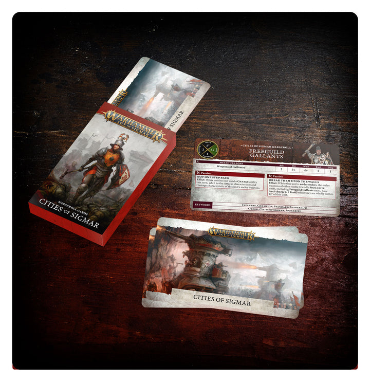 Warhammer Age of Sigmar: Cities of Sigmar - Warscroll Cards