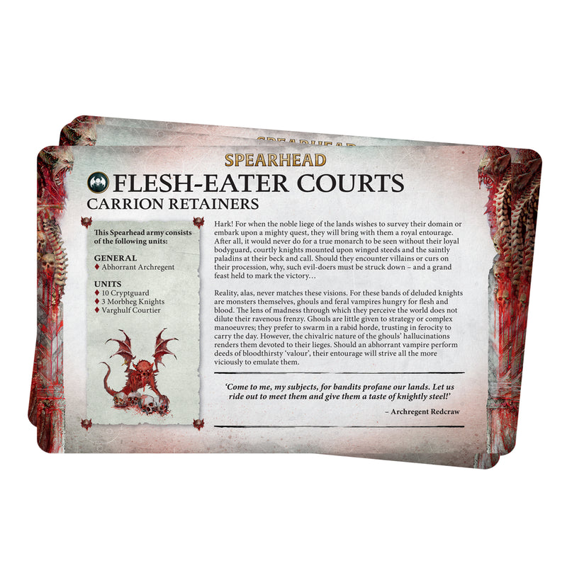 Warhammer Age of Sigmar: Faction Pack - Flesh-eater Courts