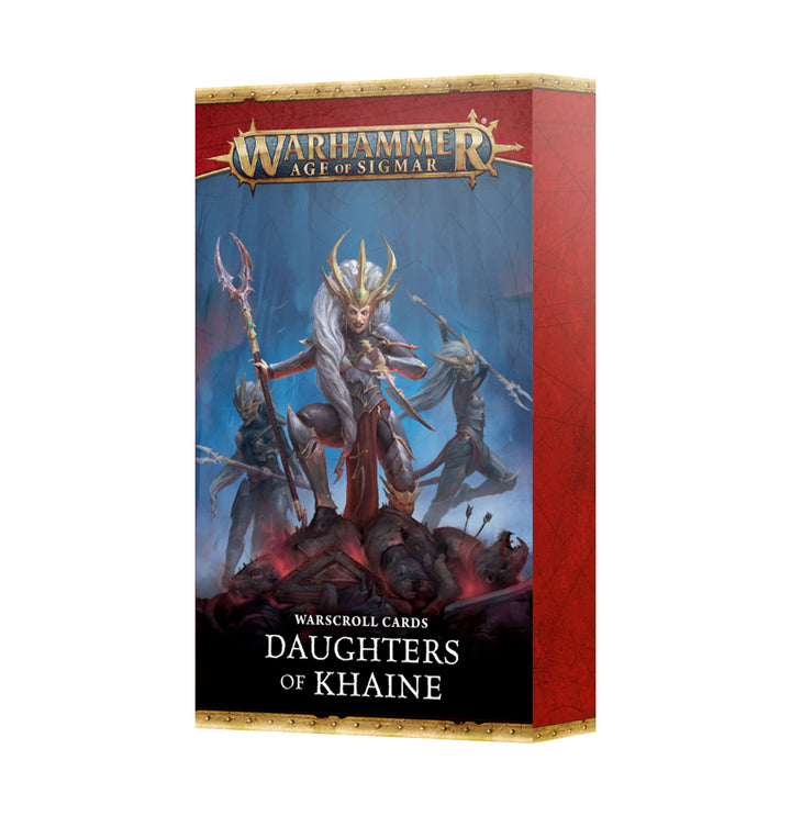 Warhammer Age of Sigmar: Daughters of Khaine Warscroll Cards