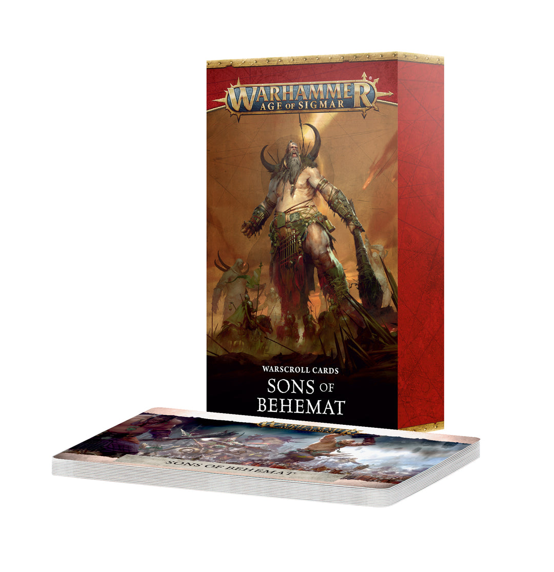 Warhammer Age of Sigmar: Sons of Behemat - Warscroll Cards