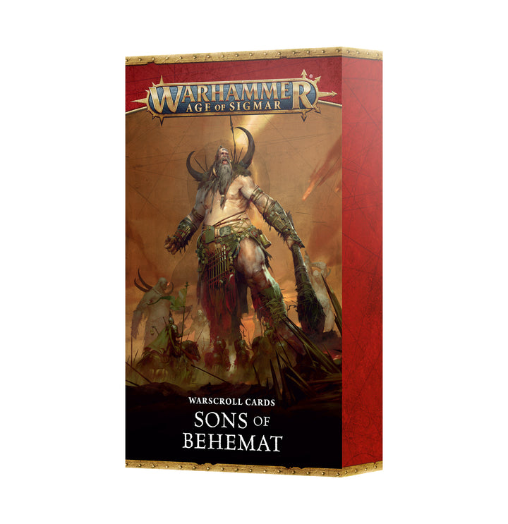 Warhammer Age of Sigmar: Sons of Behemat - Warscroll Cards