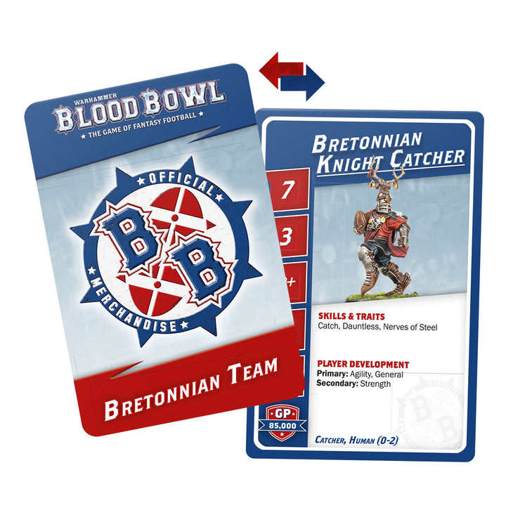 Blood Bowl: Bretonnian Team Reference Card Pack