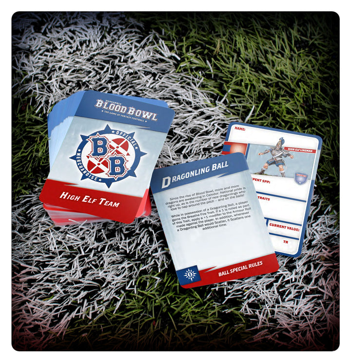 Blood Bowl: High Elf Team Reference Card Pack