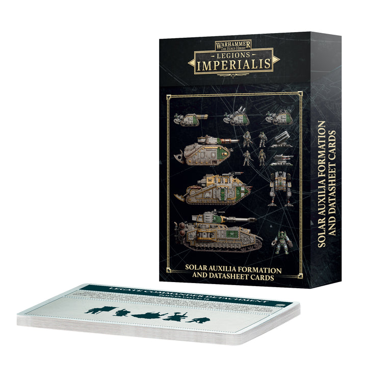 Legions Imperialis: Solar Auxilia Formation and Datasheet Cards