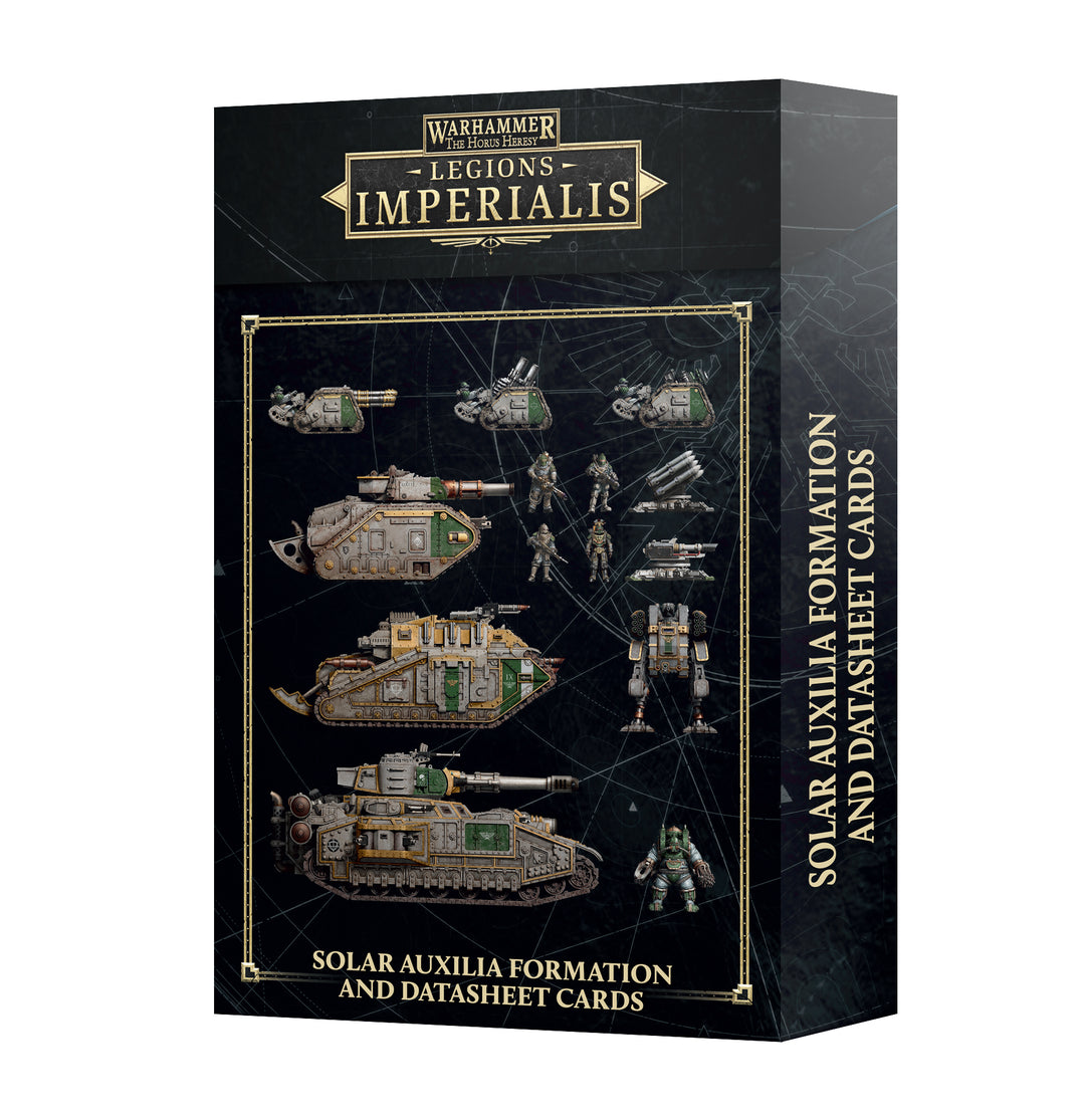 Legions Imperialis: Solar Auxilia Formation and Datasheet Cards