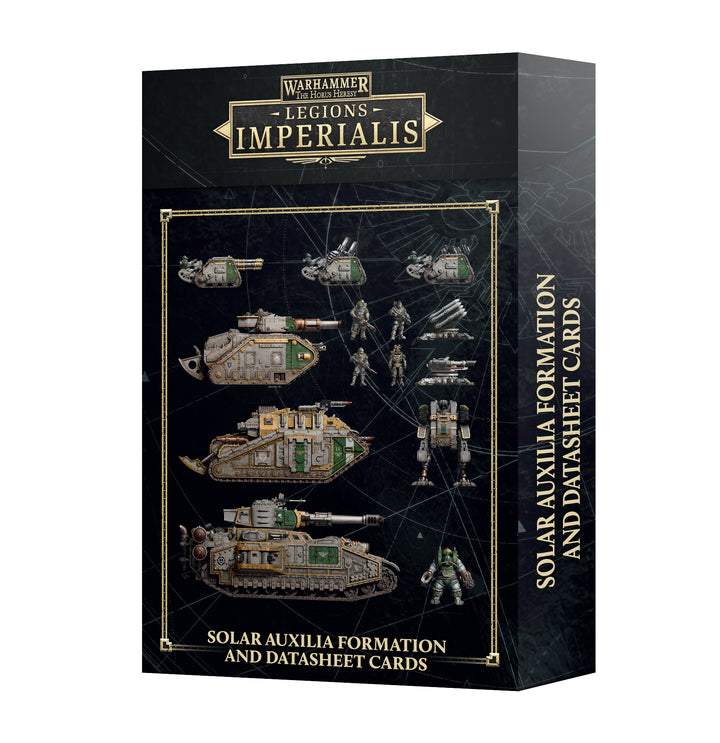 Legions Imperialis: Solar Auxilia Formation and Datasheet Cards