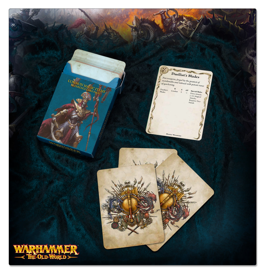 Warhammer: The Old World - Common Magic Items Reference Card Pack