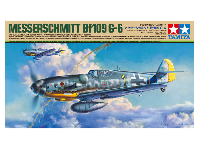 Tamiya 1/48 Messerschmitt BF109 G-6 (61117)