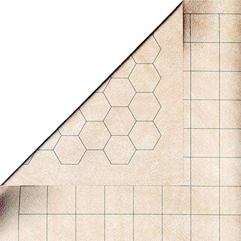 Reversible Megamat™ 1" Squares & 1" Hexes (34½" x 48" Playing Surface) (Chessex) (97246)
