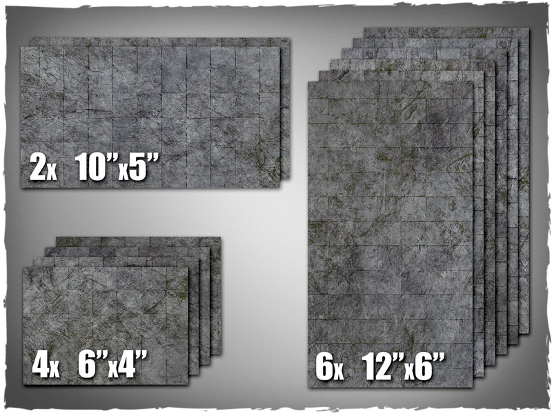 Warhammer 40,000 Terrain Base Tiles - Dungeon (Deep-Cut Studio)