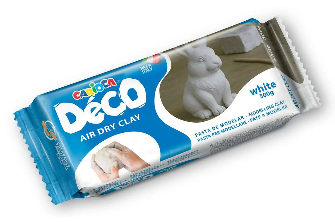 Carioca Deco Air Dry Clay 500g (White)