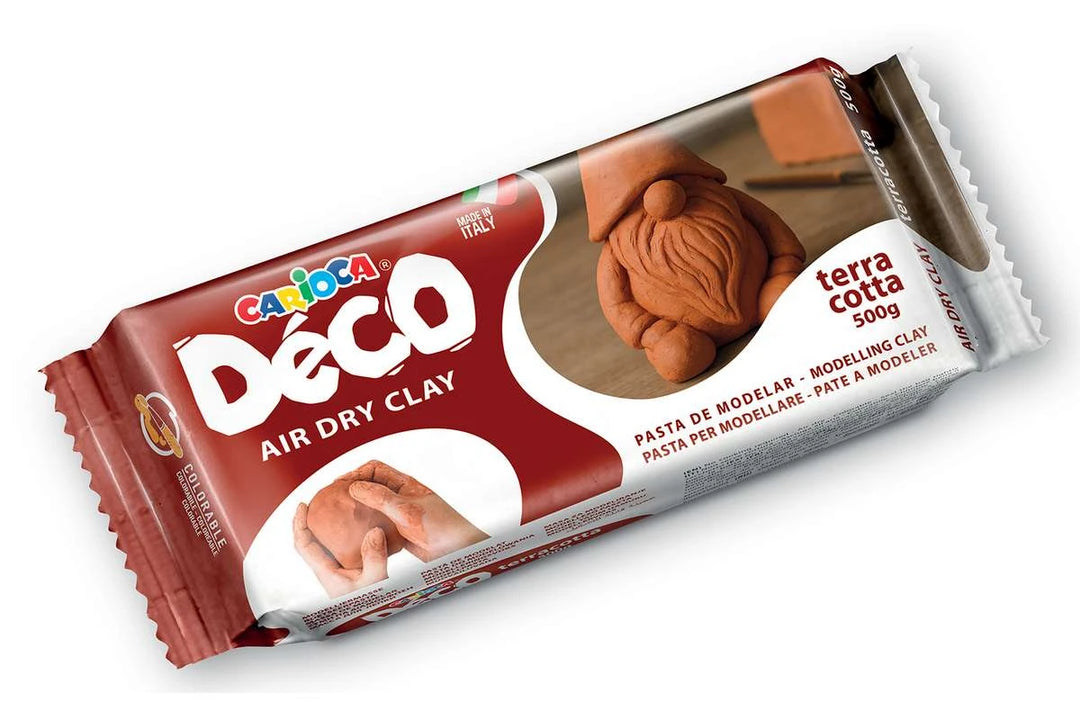 Carioca Deco Air Dry Clay 500g (Terracotta)