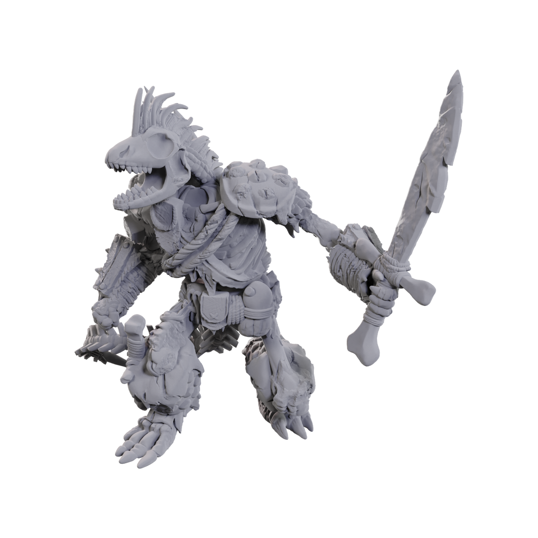 Dungeons & Dragons - Nolzur's Marvelous Miniatures: Lizardfolk Skeleton