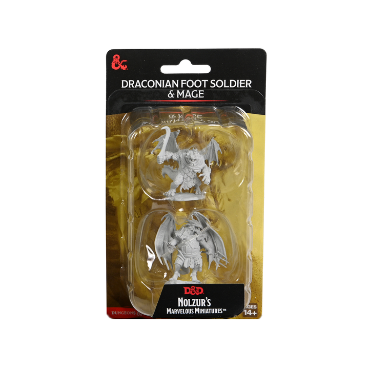 Dungeons & Dragons - Nolzur's Marvelous Miniatures: Draconian Mage & Foot Soldier