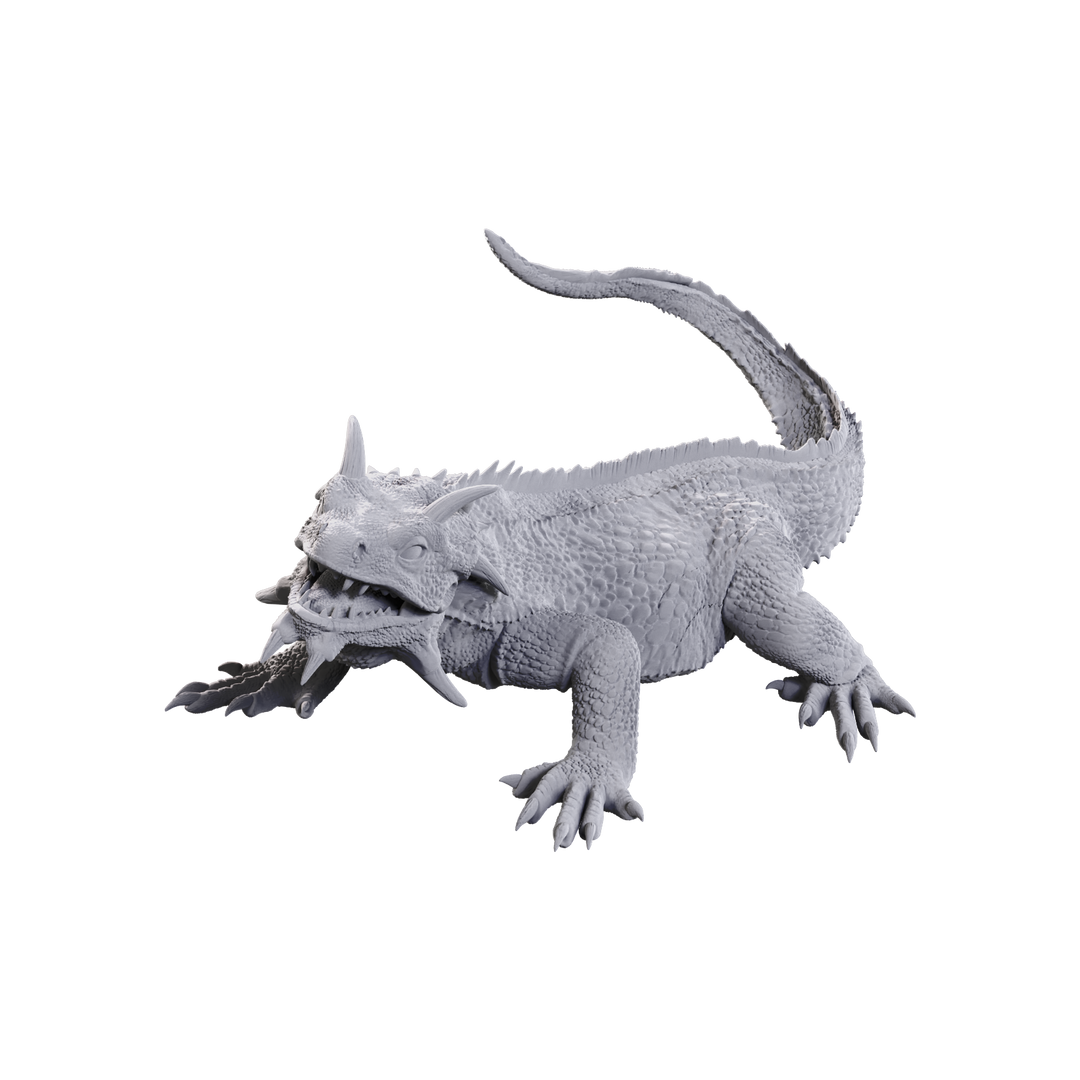 Dungeons & Dragons: Nolzur's Marvelous Miniatures - Tortle Druid & Wild Shape Giant Lizard