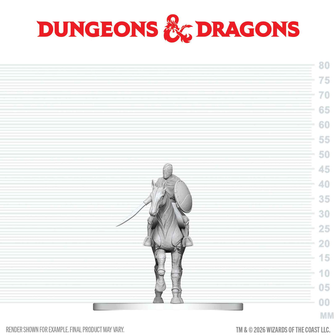 Dungeons & Dragons - Nolzur's Marvelous Miniatures: Nimblewright Steed with Rider