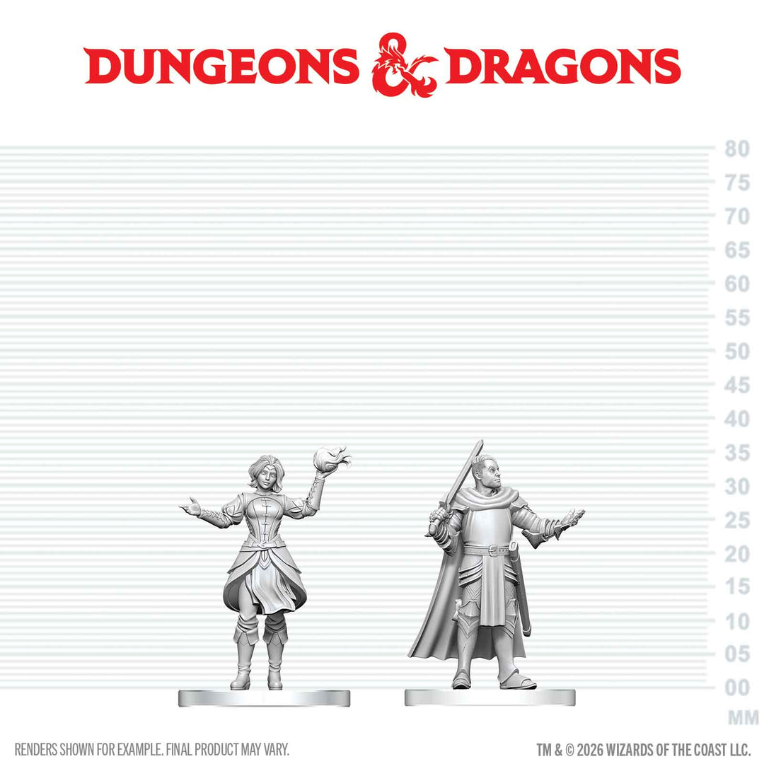 Dungeons & Dragons - Nolzur's Marvelous Miniatures: Knight & Mage Apprentice