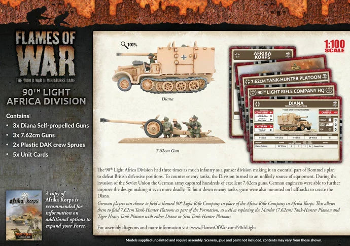 Flames of War: 90th Light Africa Division (GBX104)