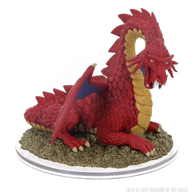 Dungeons & Dragons: Icons of the Realms: 50th Anniversary - Classic Red Dragon Boxed Miniature