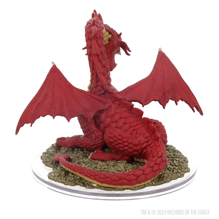 Dungeons & Dragons: Icons of the Realms: 50th Anniversary - Classic Red Dragon Boxed Miniature