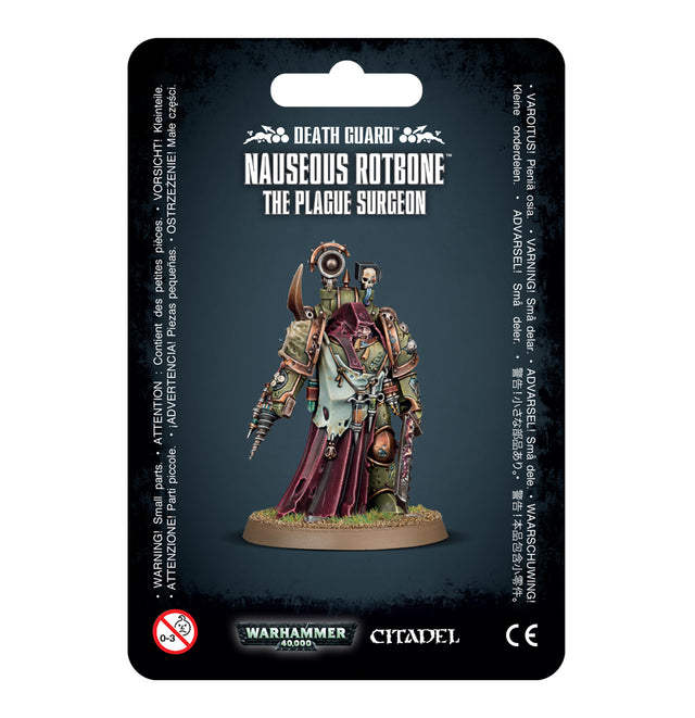 Warhammer 40,000: Death Guard - Nauseous Rotbone, the Plague Surgeon