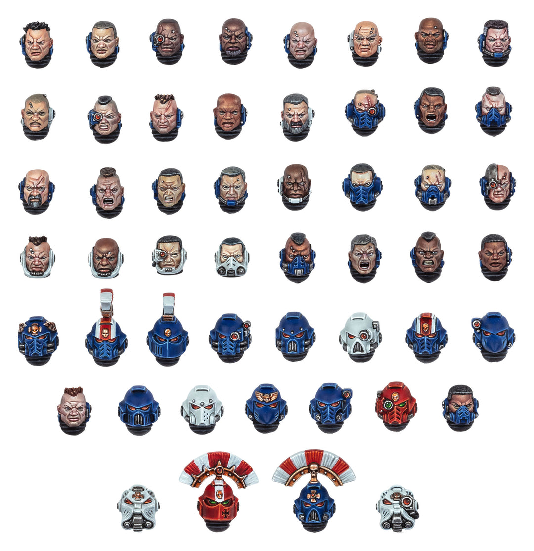 Warhammer 40,000: Space Marine Heads