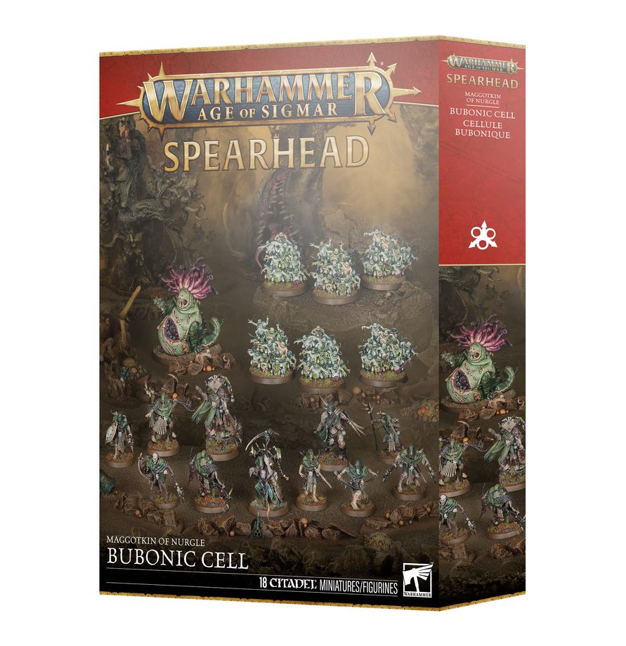 Warhammer Age of Sigmar: Maggotkin of Nurgle - Bubonic Cell Spearhead