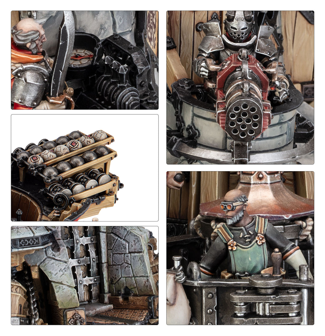 Warhammer Age of Sigmar: Cities of Sigmar - Cannonade Cogfort / Conqueror Cogfort