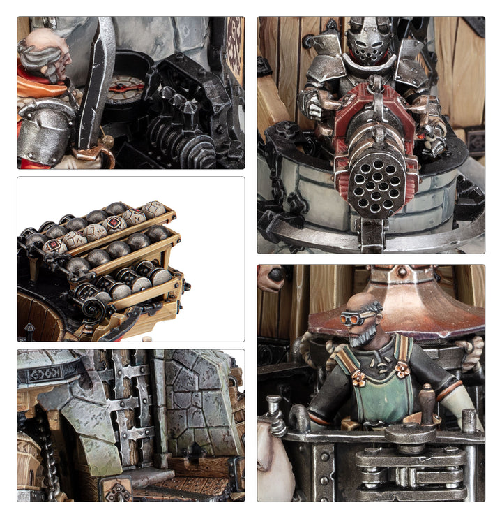 Warhammer Age of Sigmar: Cities of Sigmar - Cannonade Cogfort / Conqueror Cogfort