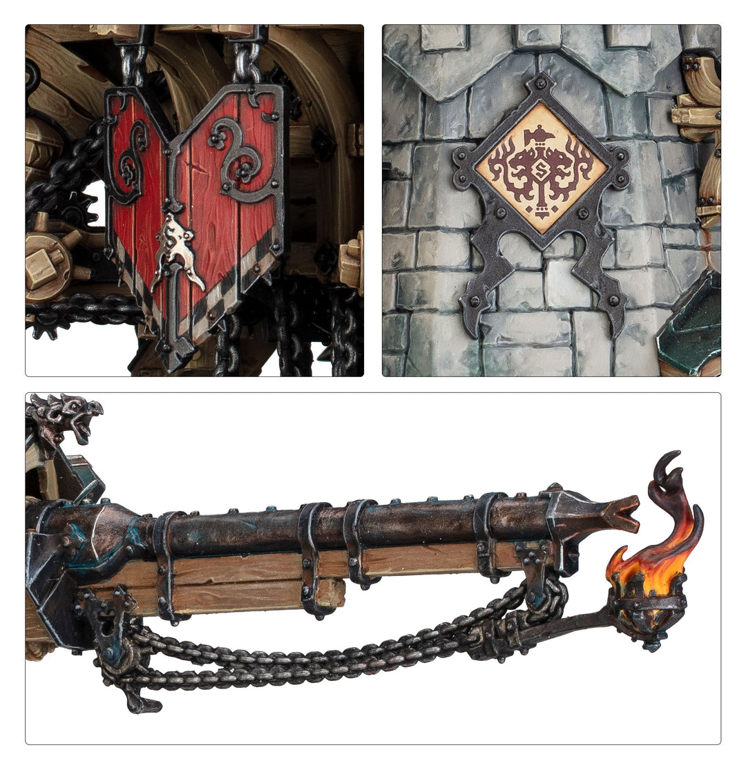 Warhammer Age of Sigmar: Cities of Sigmar - Cannonade Cogfort / Conqueror Cogfort