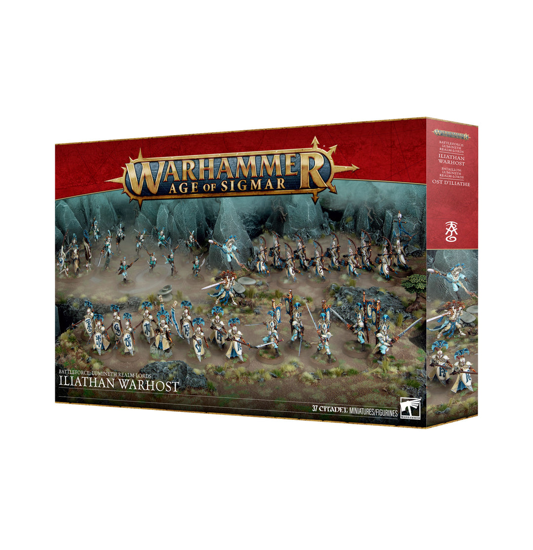 Warhammer Age of Sigmar: Lumineth Realm-lords – Iliathan Warhost Battleforce