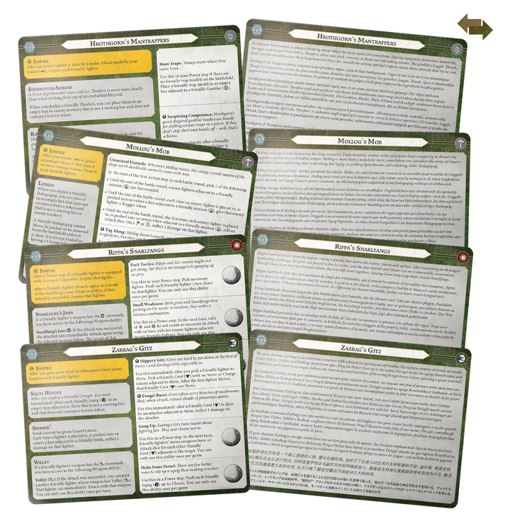 Warhammer Underworlds: Destruction Warbands - Gitz and Goliaths