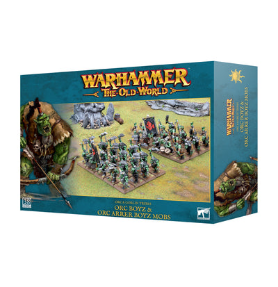Warhammer: The Old World - Orc & Goblin Tribes, Orc Boyz & Orc Arrer Boyz Mob