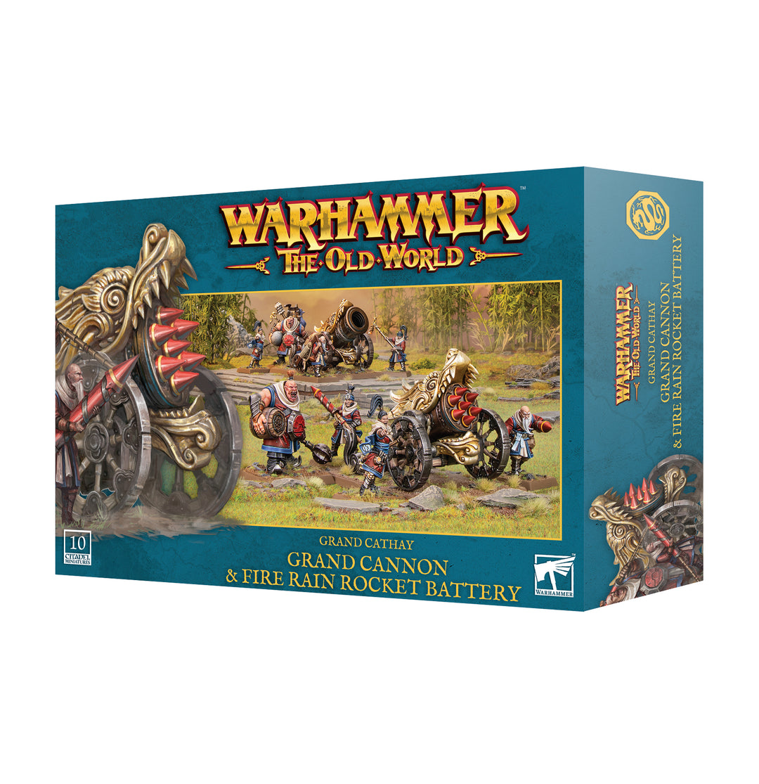 Warhammer: The Old World - Grand Cathay, Grand Cannon & Fire Rain Rocket Battery