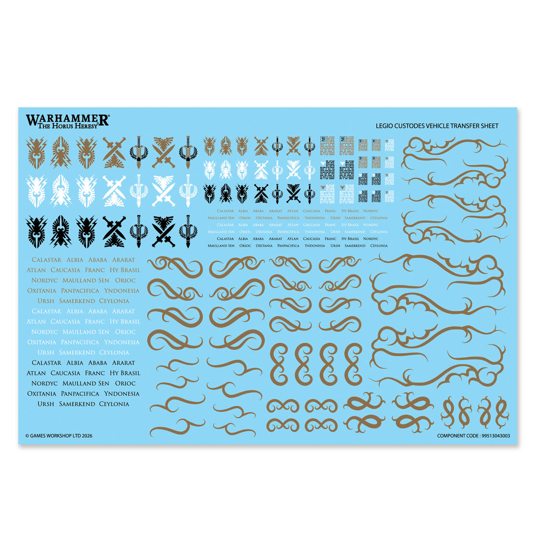 Warhammer Horus Heresy: Legio Custodes - Coronus Grav-carrier