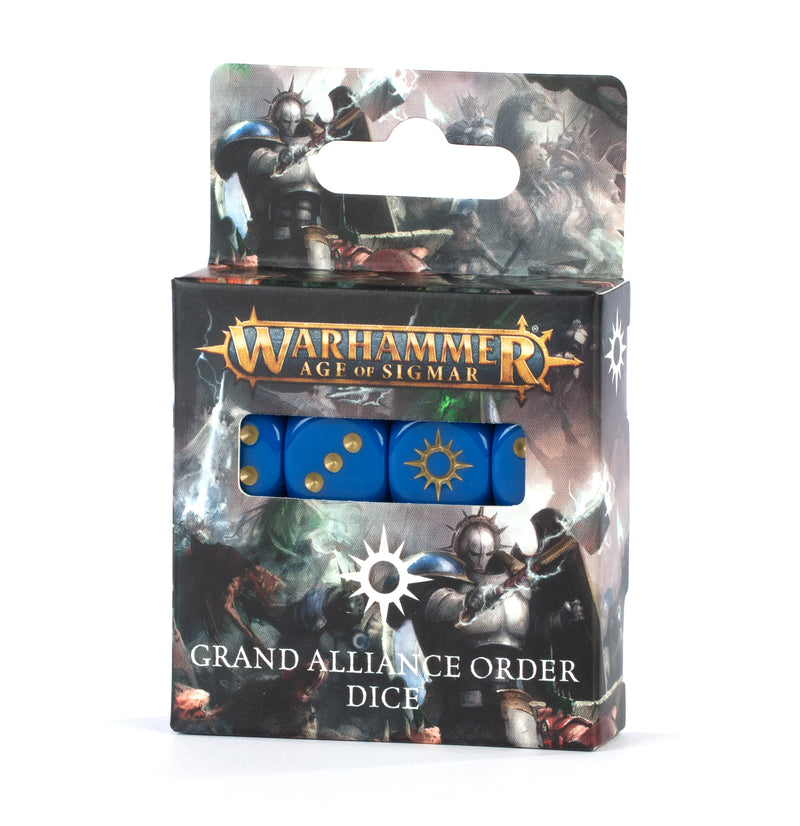 Warhammer Age of Sigmar: Grand Alliance Order Dice (4th Edition)